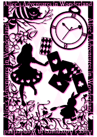 Cutout Alice's Adventures in Wonderland2