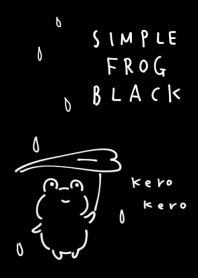 Simple frog black.