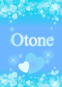 【おとね】運気UP!幸せのハート青ブルー