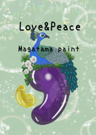 My Art Magatama paint 97 peacock