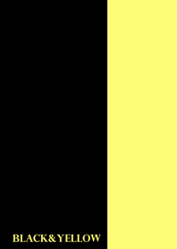 シンプル 黄色と黒 ロゴ無し No.4-2