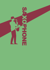 サックス演奏きせかえ 浅葱鼠