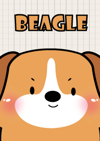 Little Cute Beagle Dog Theme