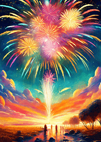 Beautiful Fireworks Theme#749