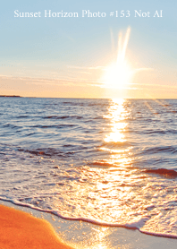 Sunset Horizon Photo #153 Not AI