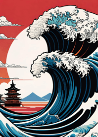 Mountain, Sea, and Moonlit Night 827624