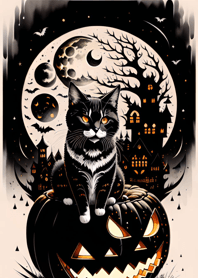 halloween cat 8d4F13