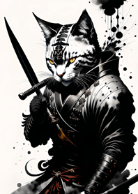 水墨猫武士 2Ec6bf