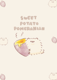 simple pomeranian sweet potato beige.