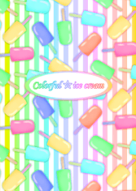 Colorful ice cream !