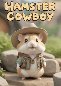 Round and Chubby Hamster Cowboy