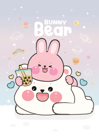 Bear Cute & Bunny Pinky : Pastel