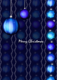 Christmas ornaments -Blue-