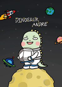 Dinosaur Andre space tourism