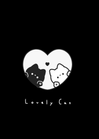 แมวคู่ / black light gray.