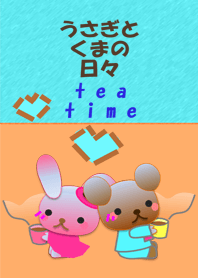 Rabbit and bear daily(Tea time)