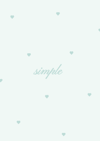 heart & pattern* mint_ash