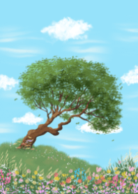 Greenery tree
