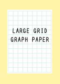 LARGE GREEN GRID GRAPH PAPER-LIGHT YELj