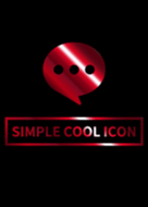 Simple Cool Icon Red Alumite Tema Line Line Store