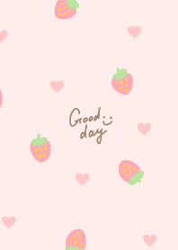 ピンク苺　ハート13
