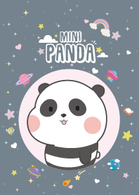 Panda Mini Cute Galaxy Gray