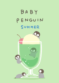 あかちゃんペンギンとクリームソーダ#fresh