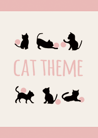 ベージュ&ピンク / キャット