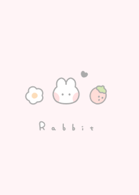 Rabbit & Strawberry |light pink.