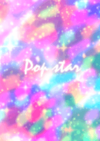 Pop star colorful painting