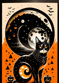 halloween cat e9081a