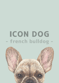ICON DOG - french bulldog - PASTEL GR/05