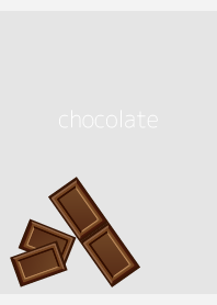 cute chocolate blocks on white JP