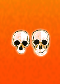 Crystal Orange Skull