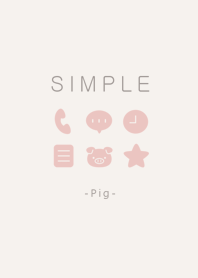 SIMPLE -Pig- Pink ver1.2