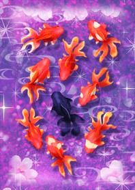 Goldfish that attracts abundant fortune