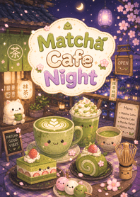 Matcha Cafe Night