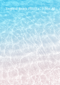 Tropical Beach Photo #71 Not AI