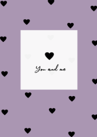 pattern_heart #blackpurple