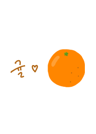 【韓国語】みかんの着せ替え