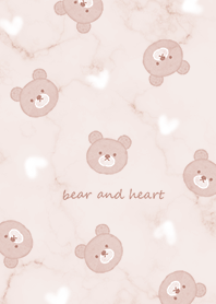 Bear and Heart3 pinkbrown09_2