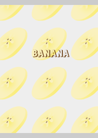 Banana slices2 on gray JP