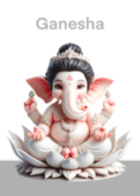 Ganesha white No11