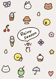 brown 梅雨のアイコン03_1