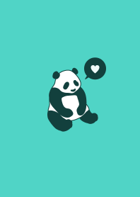 SIMPLE PANDA - Forest green -