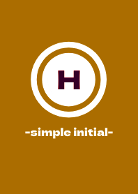 simple initial-H- THEME 104