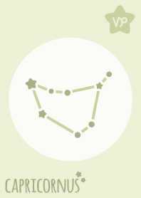 Capricorn Sign'YellowGreen'