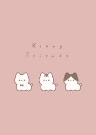 Kitty Friends /red beige BR
