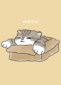 neko drawing1 / yellow