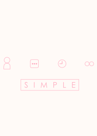 SIMPLE (ivory pink)